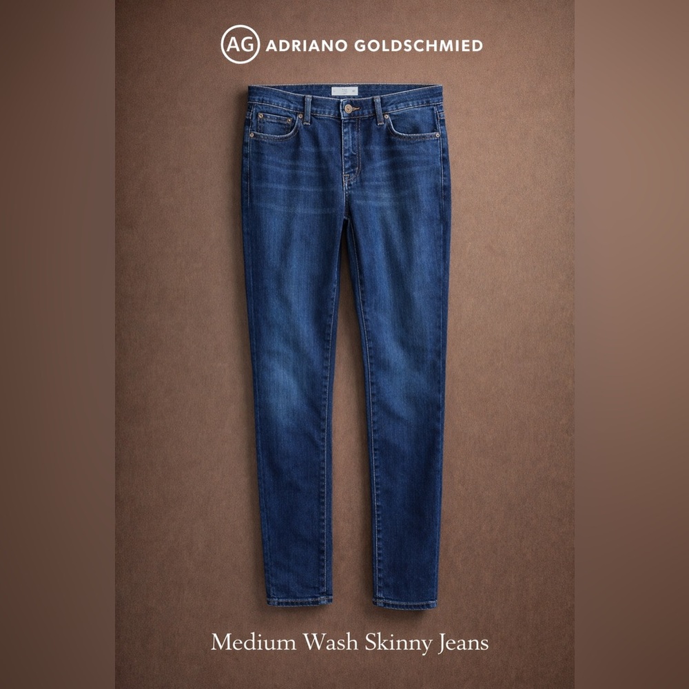 AG Adriano Goldschmied Dark Blue Cigarette Jeans